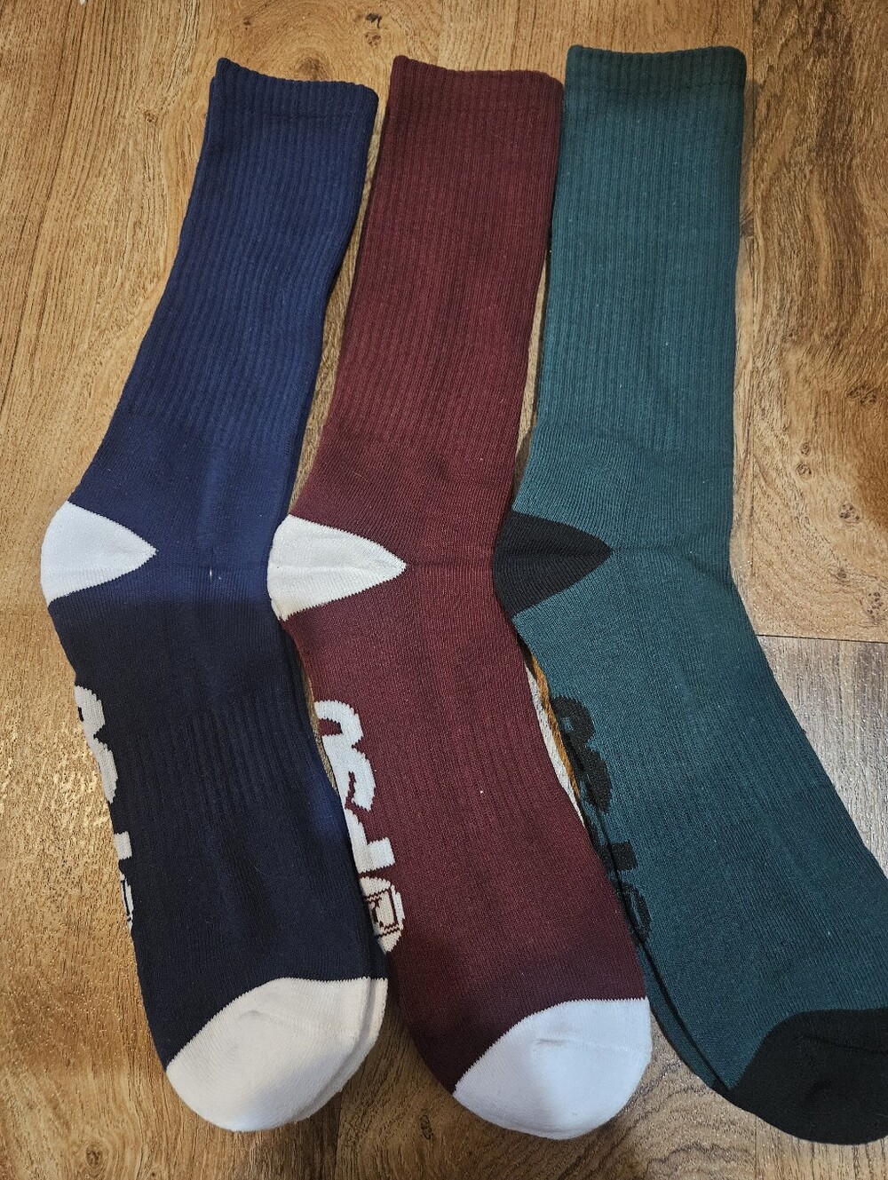 PSD Men's Athletic Socks - Burgundy, Navy, Forest Green